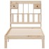 Cama con estantería sin colchón madera maciza de pino 90x190