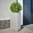 Jardineras triangulares 2 uds acero galvanizado 50x43x75