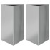 Jardineras triangulares 2 uds acero galvanizado 50x43x75