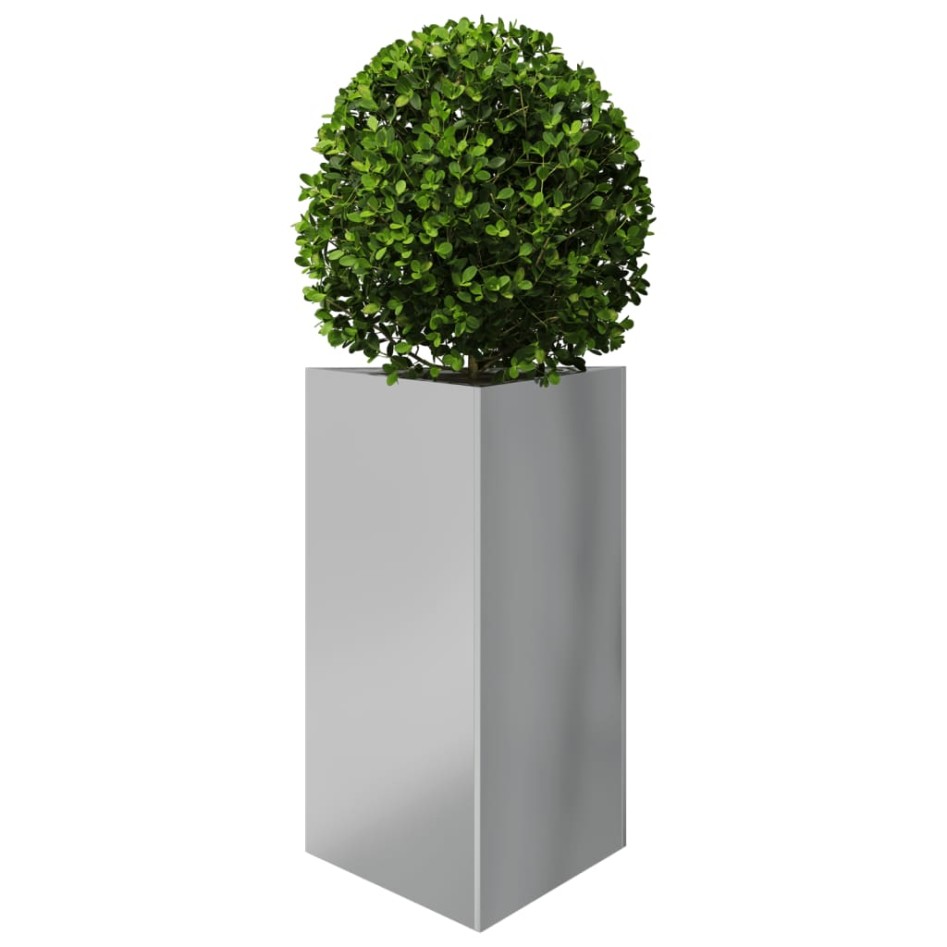 Jardineras triangulares 2 uds acero galvanizado 50x43x75