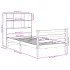 Cama con estantería sin colchón madera maciza de pino