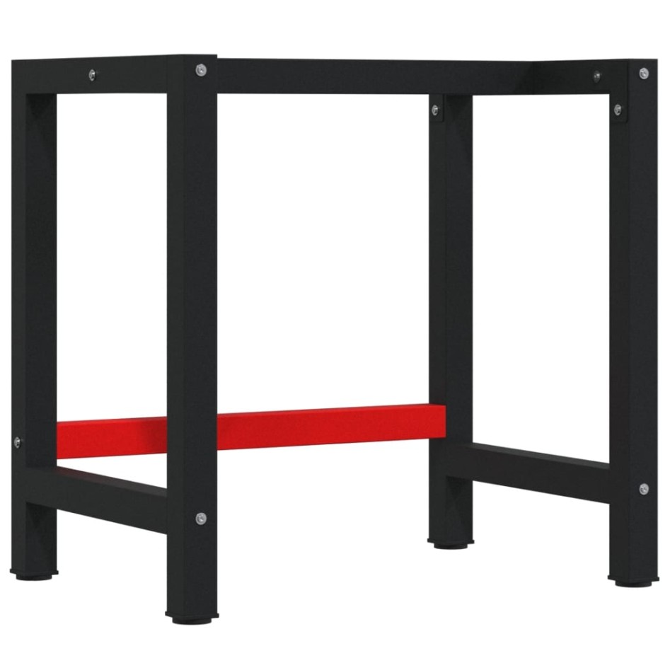 Banco de trabajo rectangular madera maciza roble 100x60x81,5