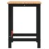 Banco de trabajo rectangular madera maciza roble 100x60x81,5