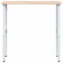 Banco de trabajo rectangular madera maciza 100x60x(71,5-98)