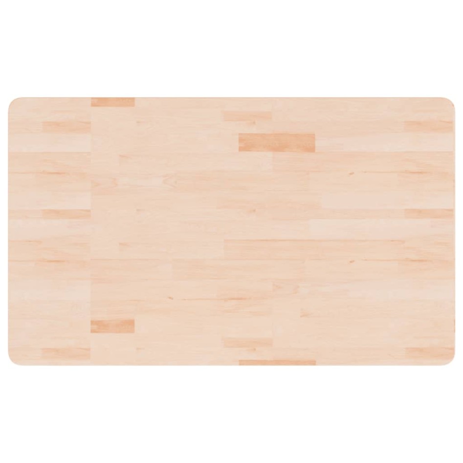 Banco de trabajo rectangular madera maciza 100x60x(71,5-98)
