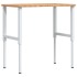 Banco de trabajo rectangular madera maciza 100x60x(71,5-98)