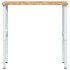 Banco de trabajo rectangular madera maciza 100x60x(71,5-98)