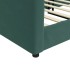Sofá cama sin colchón terciopelo verde oscuro