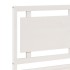 Cama extralarga sin colchón madera maciza blanca 140x210
