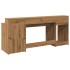 Escritorio con LED madera ingeniería roble artisian