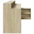 Escritorio con LED madera ingeniería roble Sonoma 200x104x91