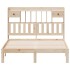 Cama con estantería sin colchón madera maciza de pino