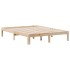 Cama con estantería sin colchón madera maciza de pino