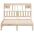 Cama con estantería sin colchón madera maciza de pino
