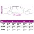 Funda completa coche Sedan protección al granizo XXL