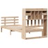 Cama con estantería sin colchón madera maciza de pino 90x200