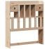 Cama con estantería sin colchón madera maciza de pino 90x200