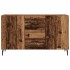 Aparador de madera de ingeniería envejecida 100x36x60