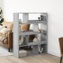 Estantería de madera de ingeniería gris Sonoma 100x33x125,5