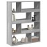 Estantería de madera de ingeniería gris Sonoma 100x33x125,5
