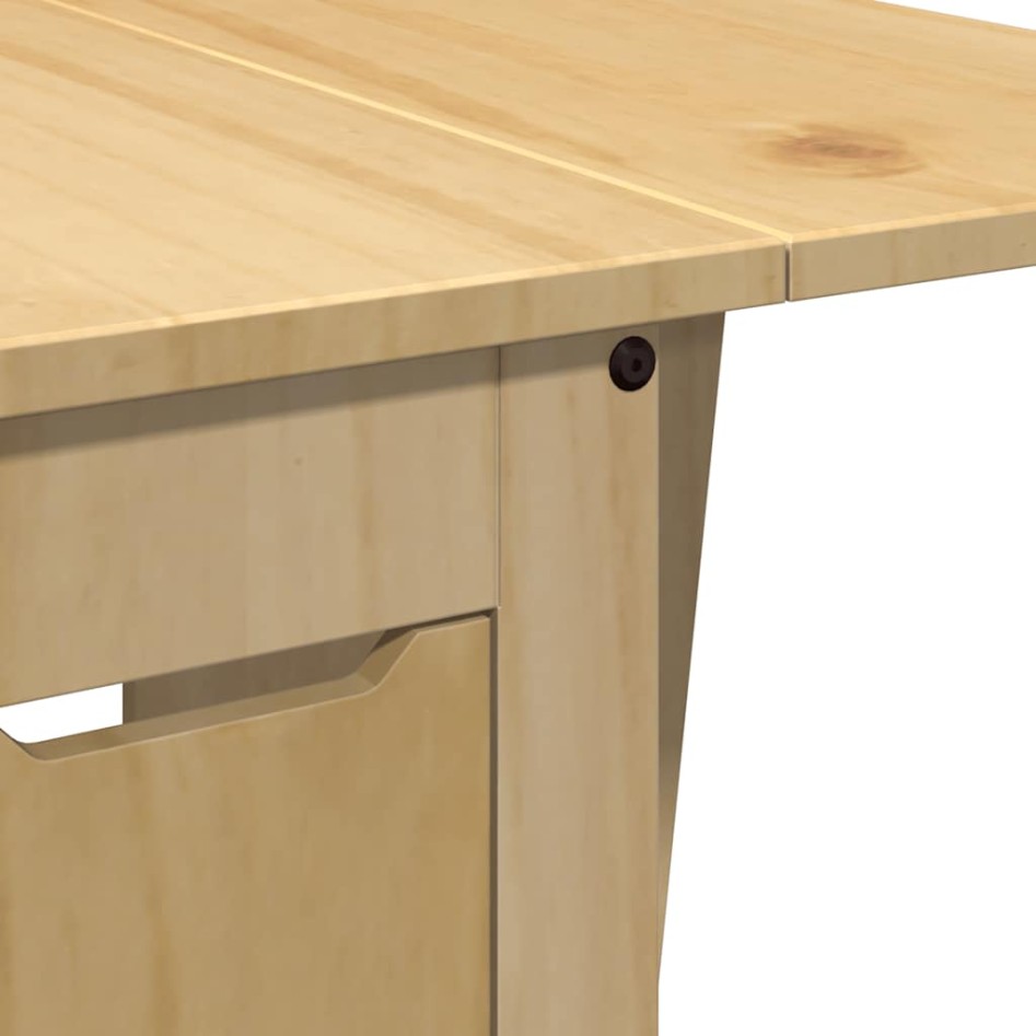 Set comedor plegable mariposa 5 pzas Corona madera pino