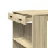 Mesa alta de bar madera ingeniería roble Sonoma 102x70x103,5