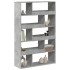 Estantería de madera ingeniería gris hormigón 100x33x156,5