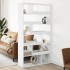 Separador de ambientes madera ingeniería blanco 100x33x187,5