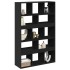 Separador de ambientes madera ingeniería negro 100x33x156,5