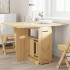 Mesa de comedor plegable mariposa Corona madera pino