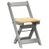 Sillas de comedor plegables 4 uds Corona madera pino