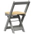 Sillas de comedor plegables 4 uds Corona madera pino