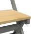 Sillas de comedor plegables 4 uds Corona madera pino