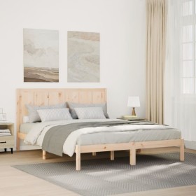 Cama extralarga sin colchón madera maciza 160x210