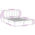 Cama extralarga sin colchón madera maciza 160x210