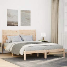 Cama extralarga sin colchón madera maciza 160x220