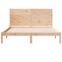 Cama extralarga sin colchón madera maciza 160x220