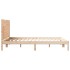 Cama extralarga sin colchón madera maciza 160x220