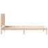 Cama extralarga sin colchón madera maciza 90x220