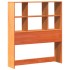 Estructura de cama sin colchón madera maciza marrón 75x190
