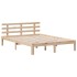 Cama con estantería sin colchón madera maciza de pino