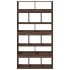 Separador de ambientes madera marrón roble 100x33x187,5