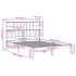 Cama con estantería sin colchón madera maciza de pino