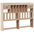 Cama con estantería sin colchón madera maciza de pino
