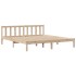 Cama con estantería sin colchón madera maciza de pino