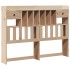 Cama con estantería sin colchón madera maciza de pino