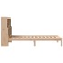 Cama con estantería sin colchón madera maciza de pino 90x190