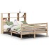 Cama con estantería sin colchón madera maciza de pino