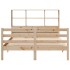 Cama con estantería sin colchón madera maciza de pino