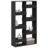 Separador de ambientes madera ingeniería negro 100x33x175